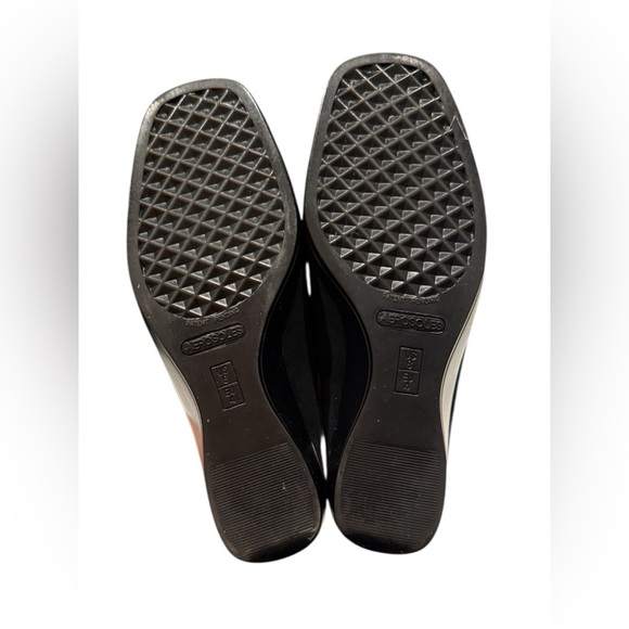 AEROSOLES HEELREST LEOPARD PRINT CALF HAIR LOAFERS BLACK SIZE 6 - Picture 5 of 7